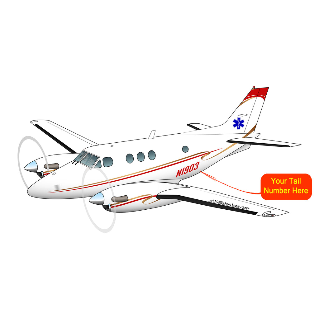 Airplane Design (Red/Gold) - AIR255B9E90-RG1