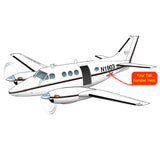 Airplane Design (Silver/Black/Red) - AIR255B9E90-SBR1