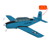 Beechcraft T-34 Mentor Black Blue