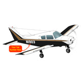 Beechcraft 23 Musketeer Black Brown