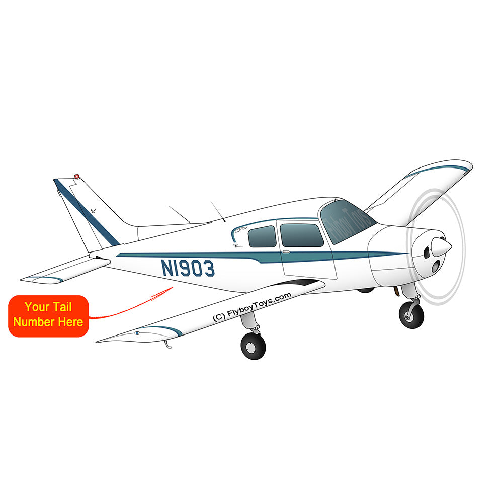 Airplane Design (Teal/Blue) - AIR255DLJ-TB1