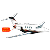 Beechcraft Premier IA Blue Red Gold