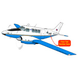 Airplane Design (Blue) - AIR255HL5A65-B1