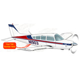 Airplane Design (Blue/Red) - AIR255J95-BR2