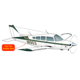 Beechcraft Sierra B24R Green
