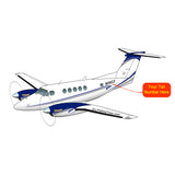 Beechcraft Super King Blue