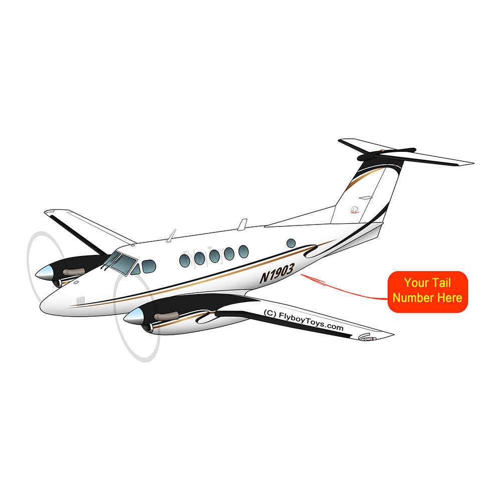 Beechcraft Super King Black Gold