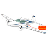 Airplane Design (Blue/Silver) - AIR255KI1-BS1