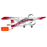 Airplane Design (Red/Blue) - AIR25C39K7KC-RB3