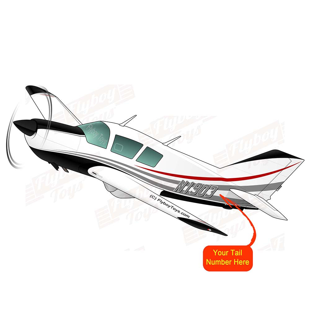 Airplane Design (Black/Grey/Red) - AIR25CJLGM9B-BGR1