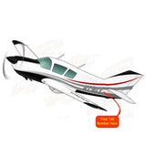 Airplane Design (Black/Grey/Red) - AIR25CJLGM9B-BGR1