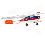 Airplane Design (Blue/Red #3) - AIR35JJ150-BR3
