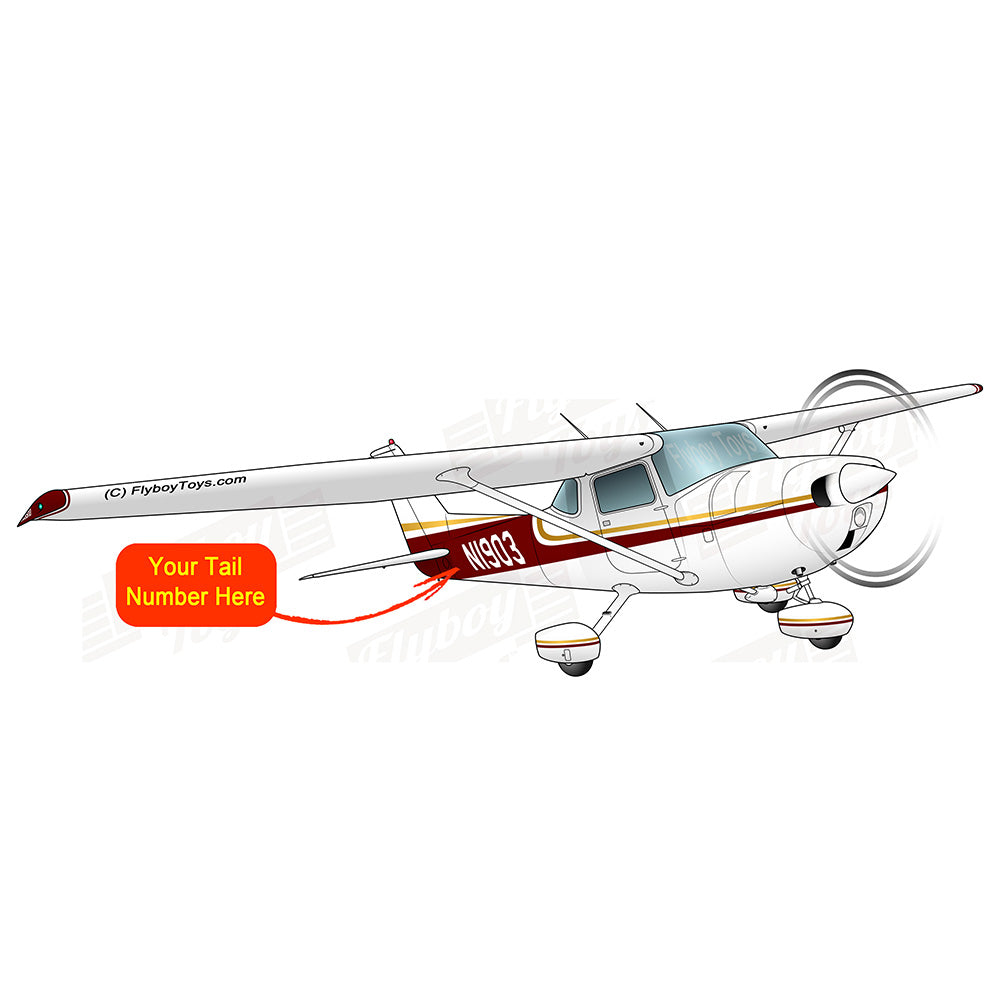 Airplane Design (Burgundy/Yellow) - AIR35JJ150-BY1