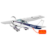 Airplane Design (Red/Blue #2) - AIR35JJ152-RB2