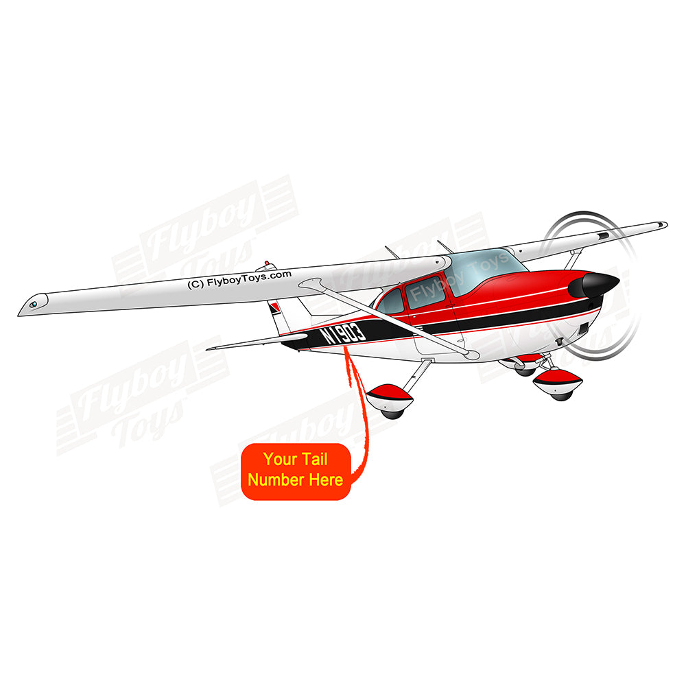 Airplane Design (Red/Black #6) - AIR35JJ172-RB6