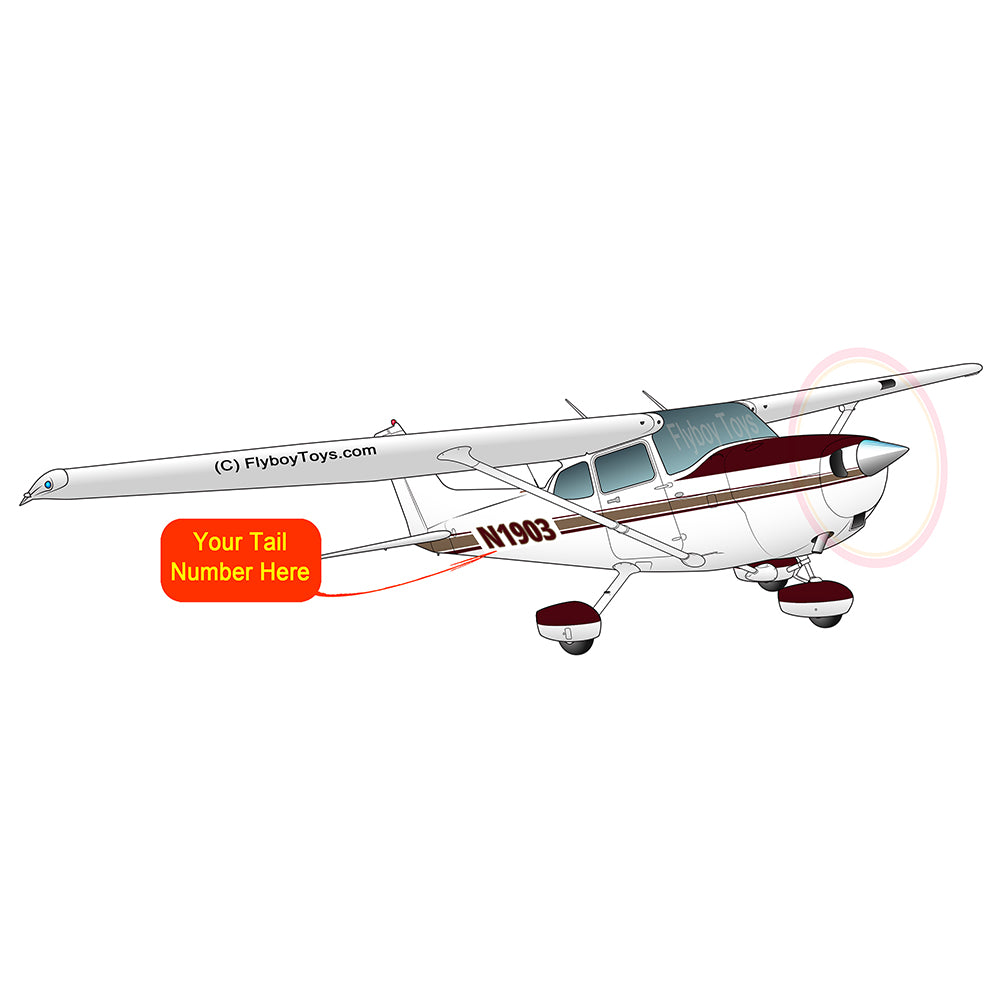 Airplane Design (Red/Gold) - AIR35JJ172-RG1
