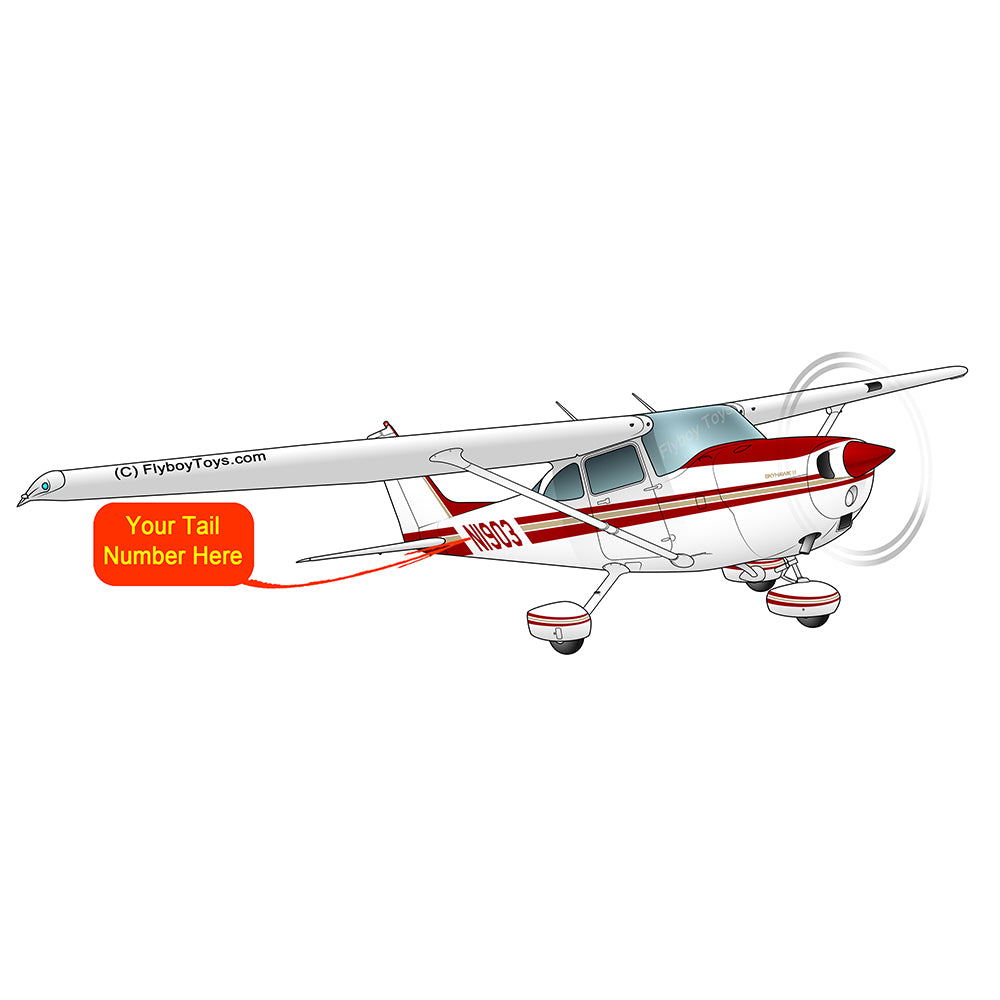 Airplane Design (Red/Gold #2) - AIR35JJ172-RG2