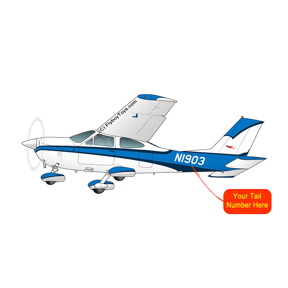 Airplane Designl (Blue#3) - AIR35JJ177-B3