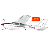 Airplane Design (Red/Blue/Silver) - AIR35JJ177-RBS1