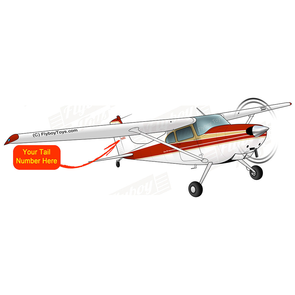 Airplane Design (Red/Gold #2) - AIR35JJ180-RG2