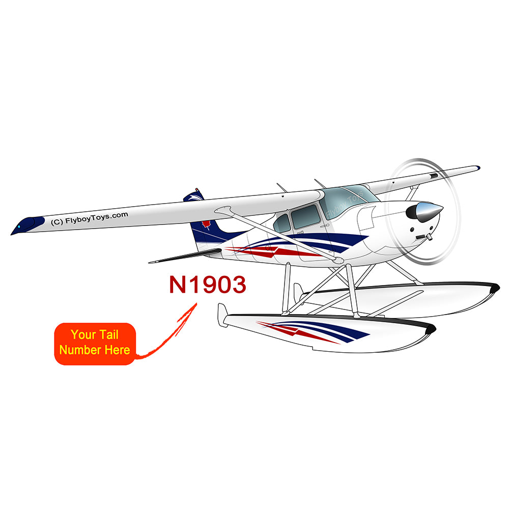 Airplane Design (Red/Blue)  - AIR35JJ1806C-RB1