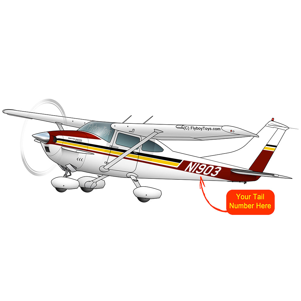 Airplane Design (Yellow/Black/Red) - AIR35JJ182-YBR1