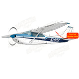 Airplane Design (Blue #4) - AIR35JJ182I7-B4