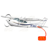 Airplane Design (Gold/Blue/Black) - AIR35JJ182KLI2F-GBB1
