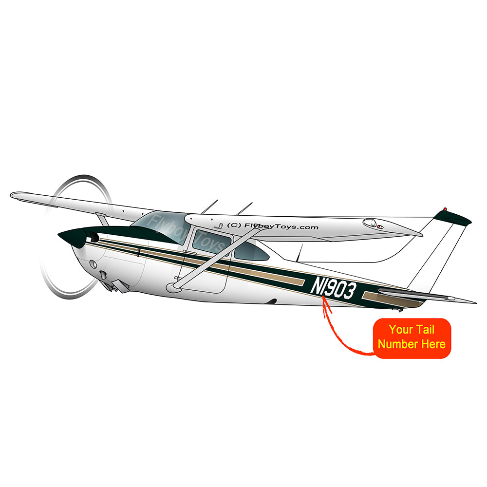 Airplane Design(Green/Gold) - AIR35JJ182KLI2F-GG1