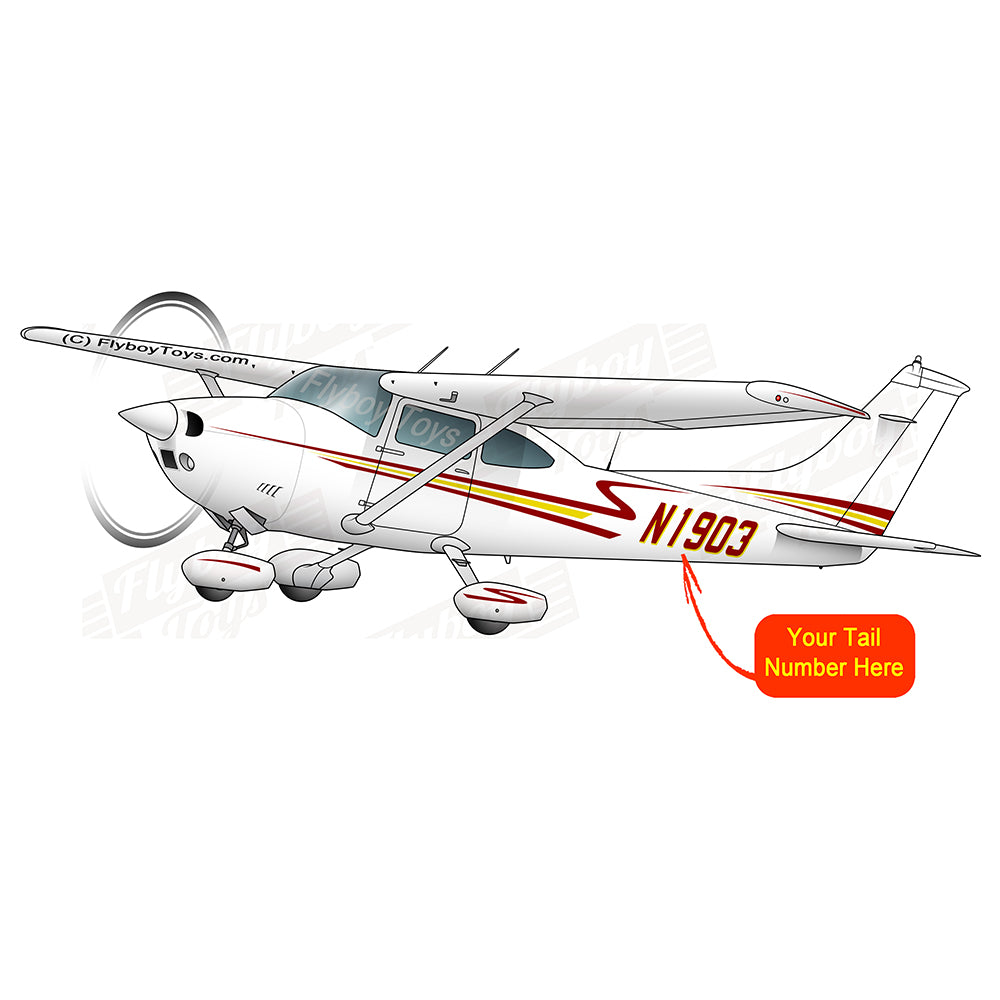 Airplane Design (Yellow/Red)  - AIR35JJ182Q-YR1