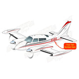 Airplane Design (Red/Grey/Black) - AIR35JJ310-RGB1