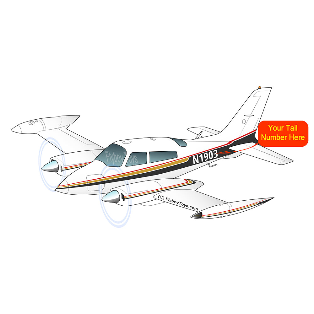 Airplane Design (Black/Gold) - AIR35JJ310