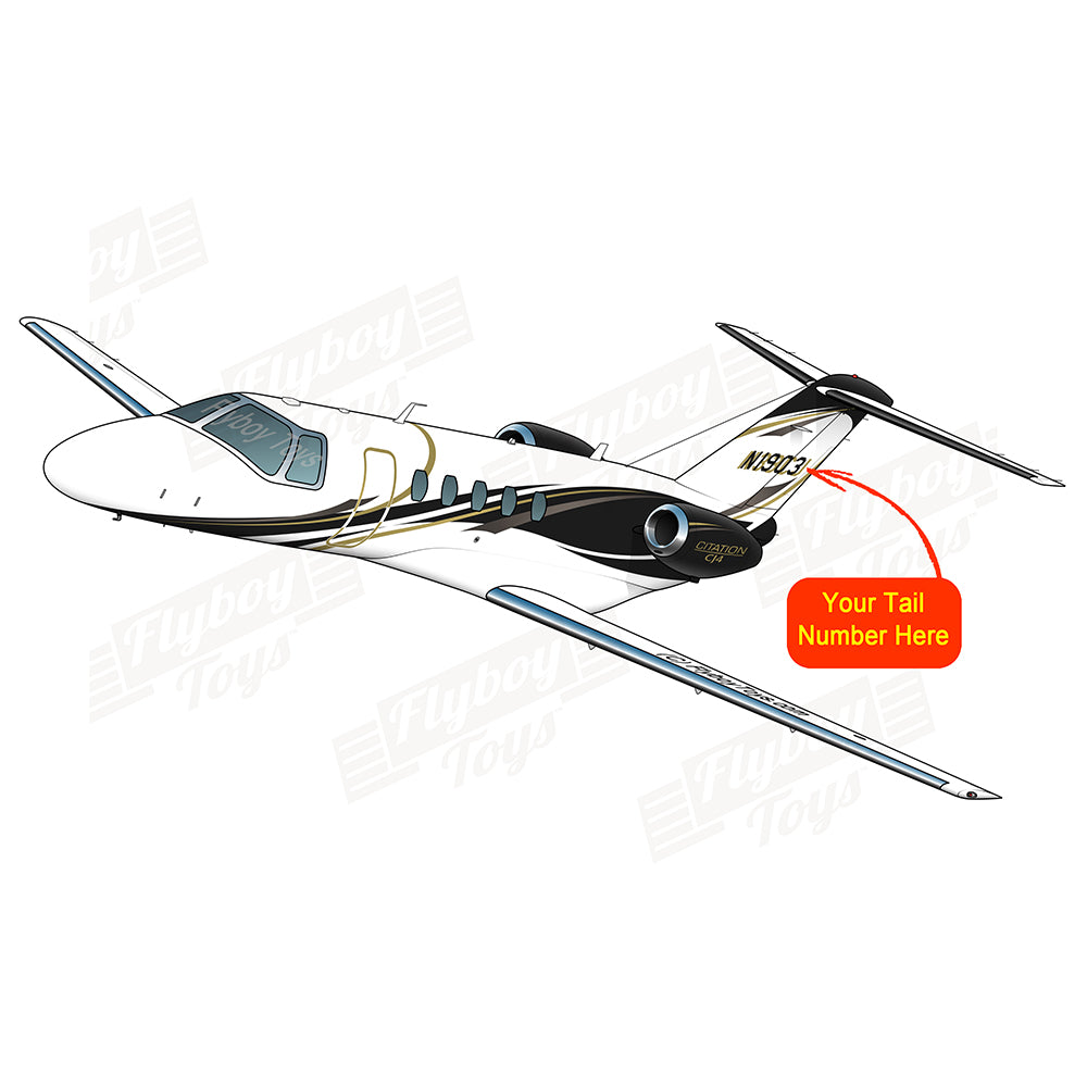 Airplane Design (Black/Gold) - AIR35JJ39K1K9FECJ4-BG1