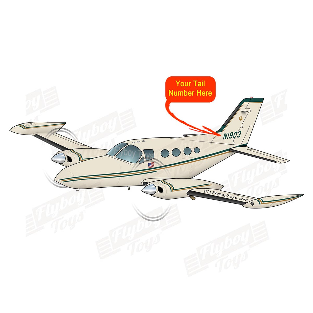 Airplane Design (Green/Gold) - AIR35JJ4211-GG1