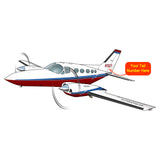 Airplane Design (Red/Blue) - AIR35JJ4213-RB1