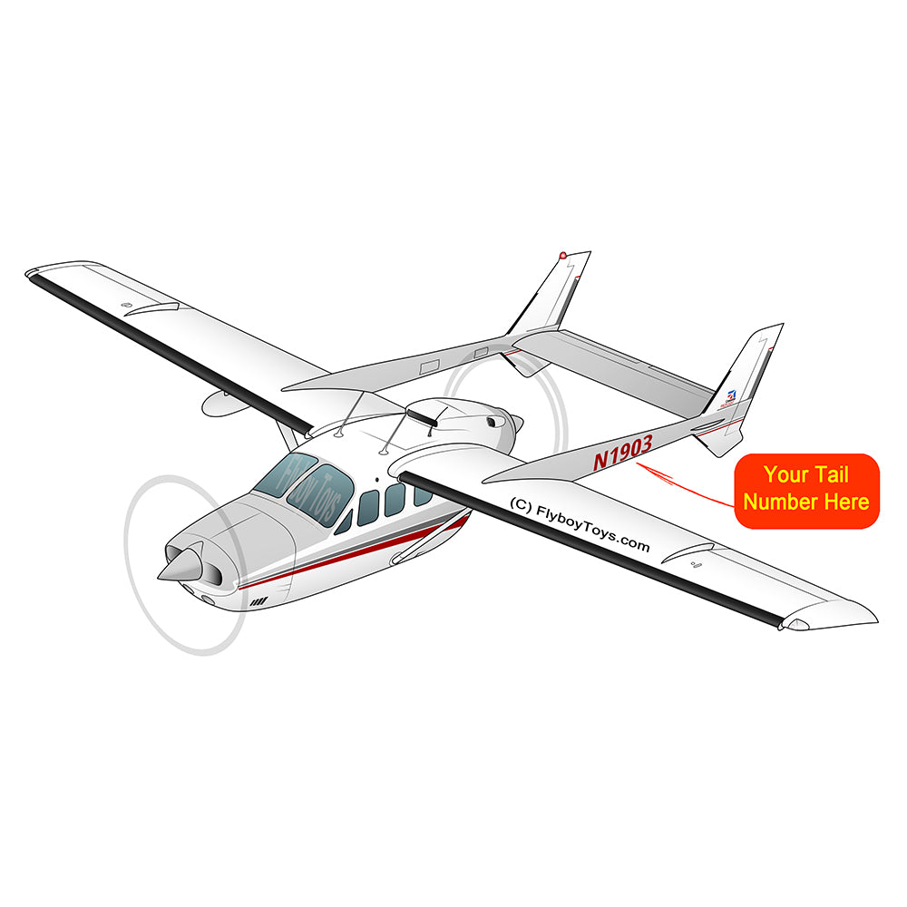 Airplane Design (Silver/Red) - AIR35JJJBPD1JK5I-SR1