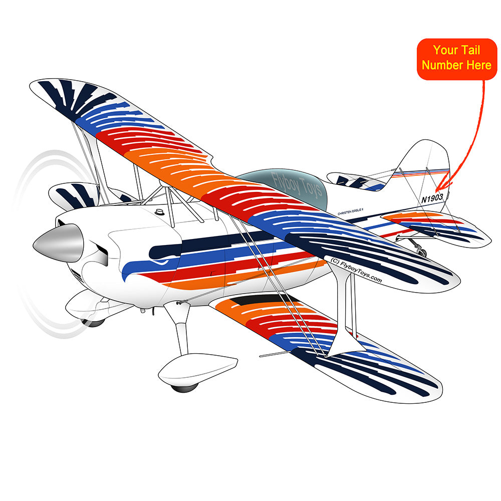 Airplane Design (Blue/Red/Orange) - AIR38I517-BRO1