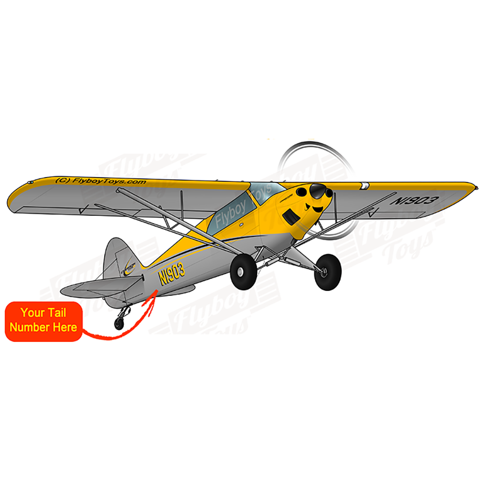 Airplane Design (Yellow/Silver) - AIR3L2CC11160-YS1