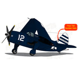 Airplane Design (Navy Blue) - AIR3LISB2C-NB1