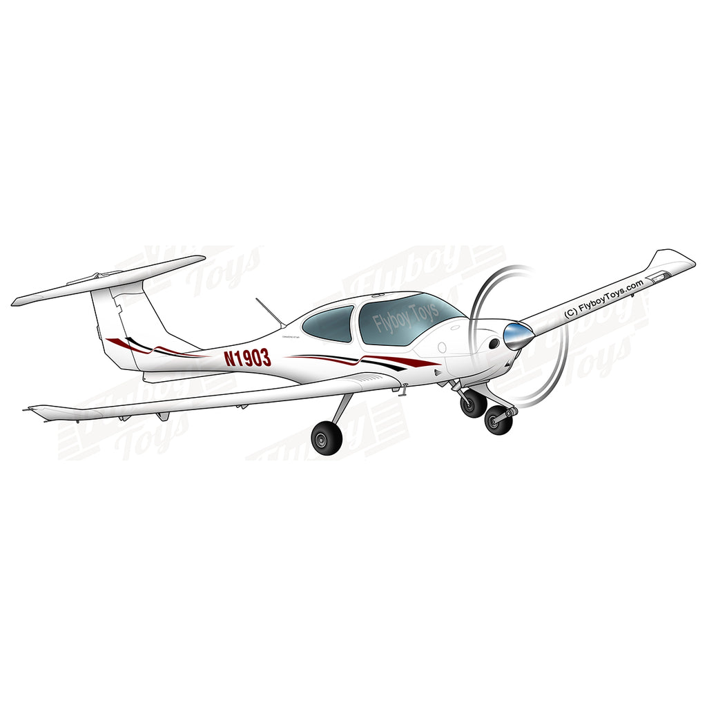 Airplane Design (Red/Black) - AIR491DA40-RB1