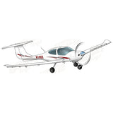 Airplane Design (Red/Black) - AIR491DA40-RB1