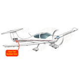 Airplane Design (Red/Black/Silver) - AIR491DA40-RBS1