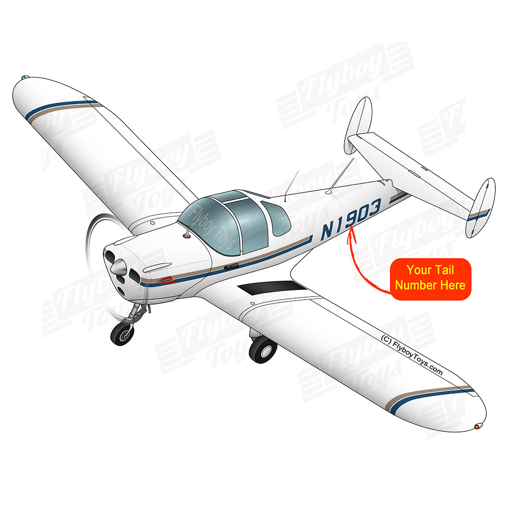 Airplane Design (Blue/Tan) - AIR5I3415C-TB1