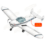 Airplane Design (Blue/Tan) - AIR5I3415C-TB1