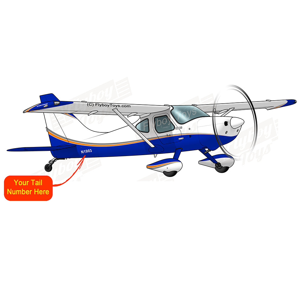 Airplane Design (Blue/Red/Grey) - AIR7C1JGFGS2