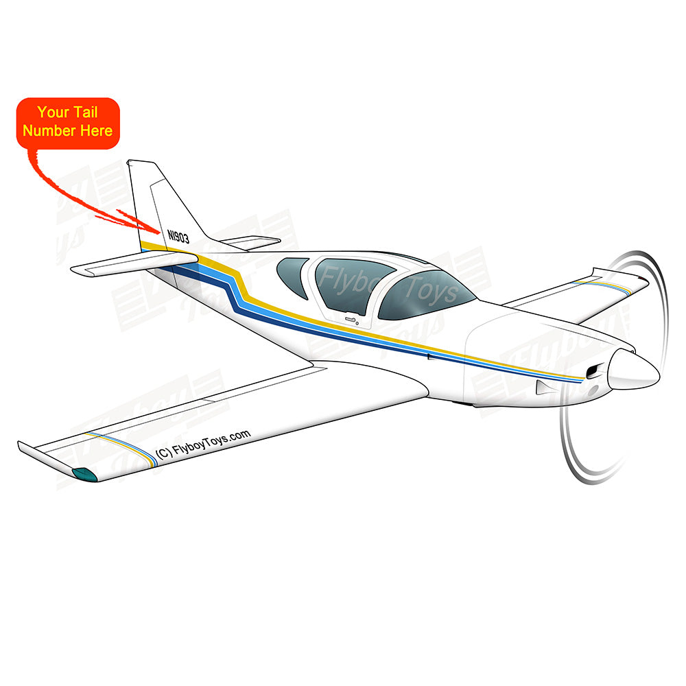 Airplane Design (Yellow/Blue) -AIR7C1II-YB1