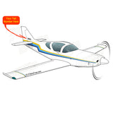 Airplane Design (Yellow/Blue) -AIR7C1II-YB1