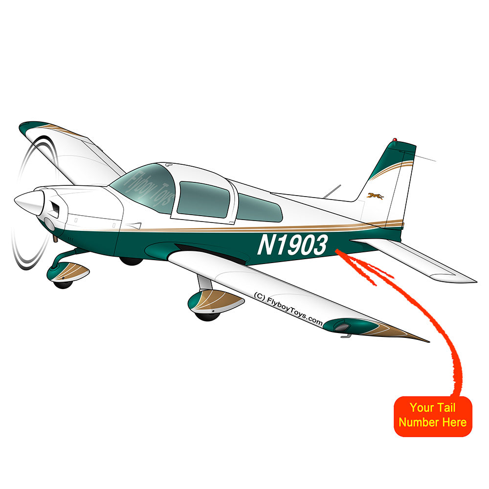 Airplane Design (Green/Gold) - AIR7IL385AA5-GG1
