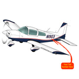 Airplane Design (Blue #5) - AIR7ILK97AA1-B5