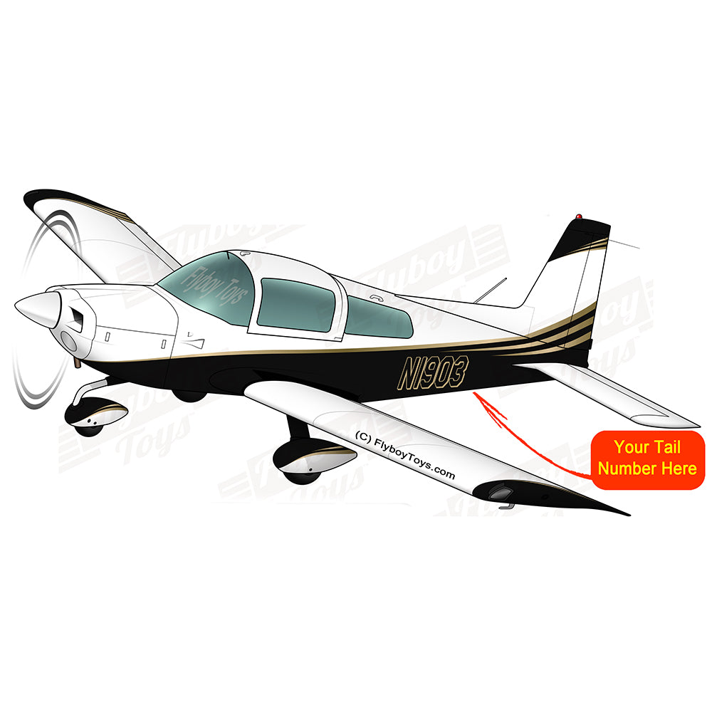 Airplane Design (Black/Gold) - AIR7ILK97AA1-BG1